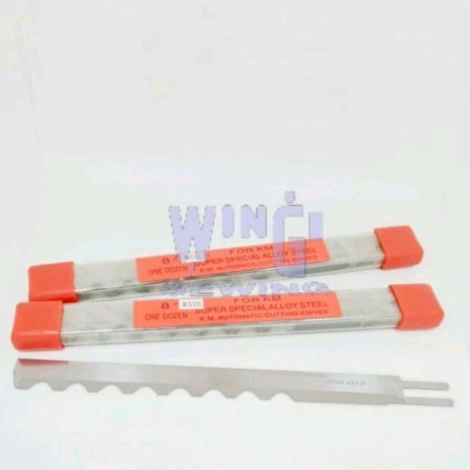 mata pisau gelombang mesin potong kain km