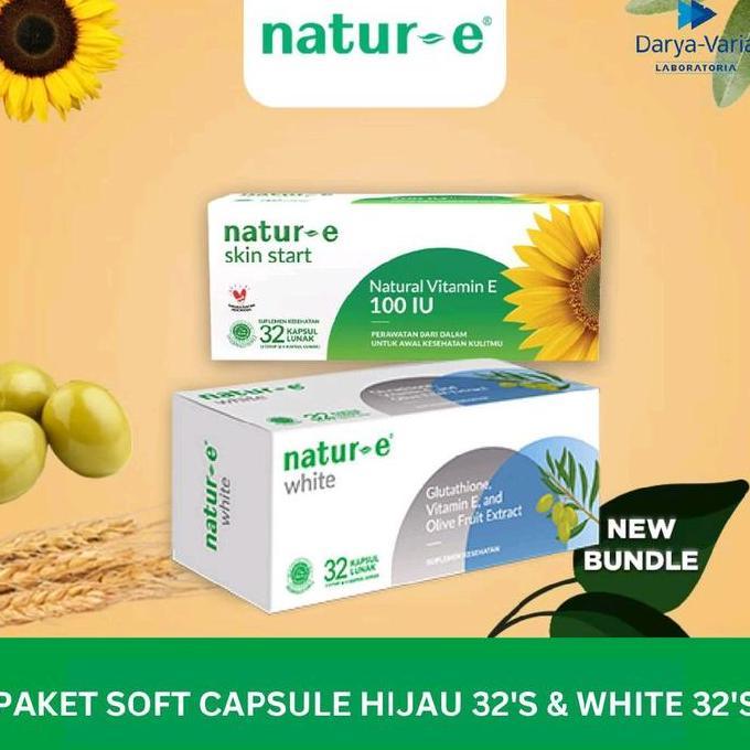 Hosoku- Natur E Hijau 32'S & Natur E White 32'S