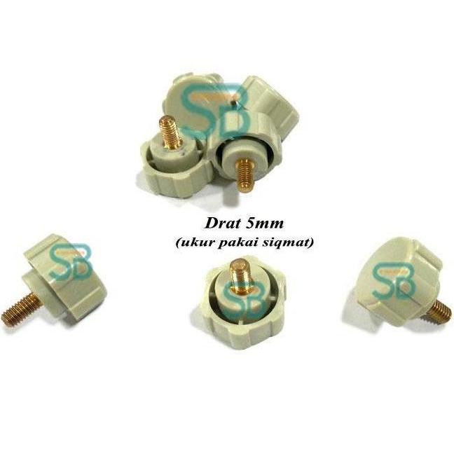 BAUT BIDANGAN DRAT 5mm Mesin Bordir (B) baut bidangan tajima swf baut pembidangan mesin bordir dasha