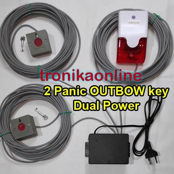 HARGA DISC - 2 Panic Button Alarm Set tombol panik darurat emergency rumah sakit