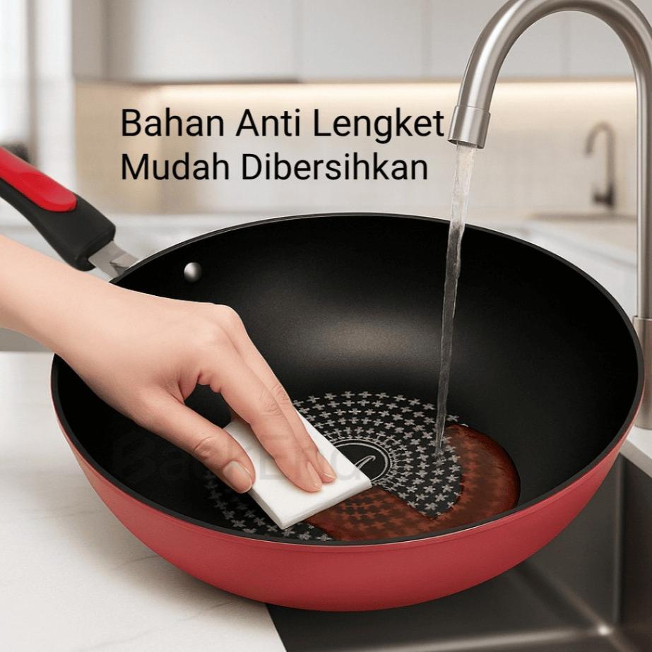 DISKON WAJAN ANTI LENGKET / WAJAN PENGGORENGAN / WAJAN DIAMOND / TEFLON DIAMOND / TEFLON ANTI LENGKE