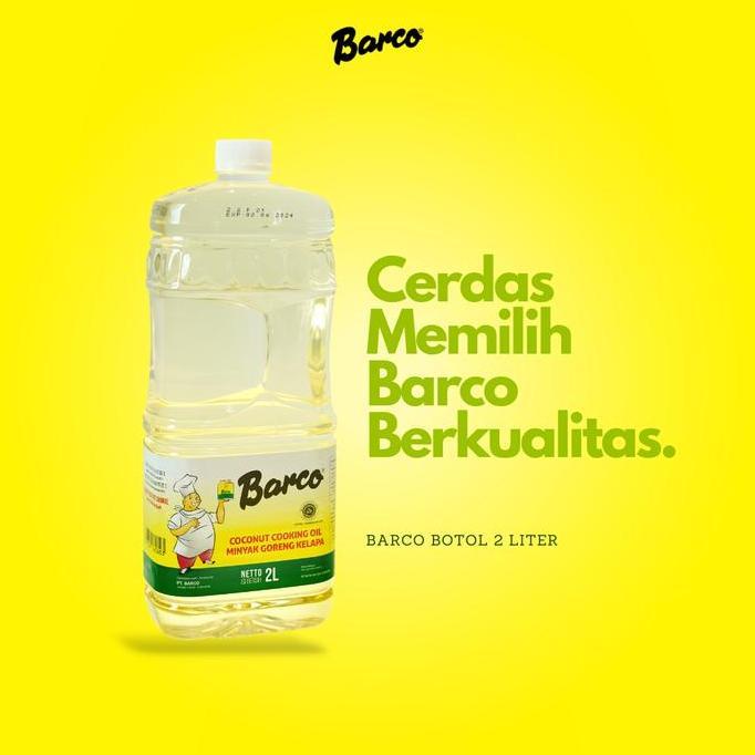 Especas- Barco Minyak Goreng Kelapa Botol 2 Ltr - Minyak Kelapa Murni