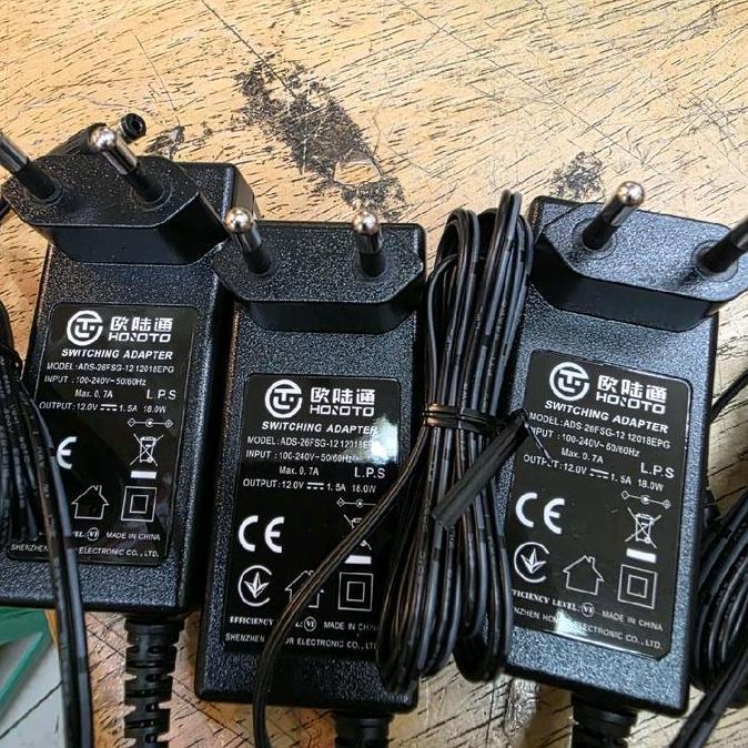 Kyatchi- Adaptor Cctv 1.5A 12V Murni Adaptor 1.5A 12V Adaptor Hikvision