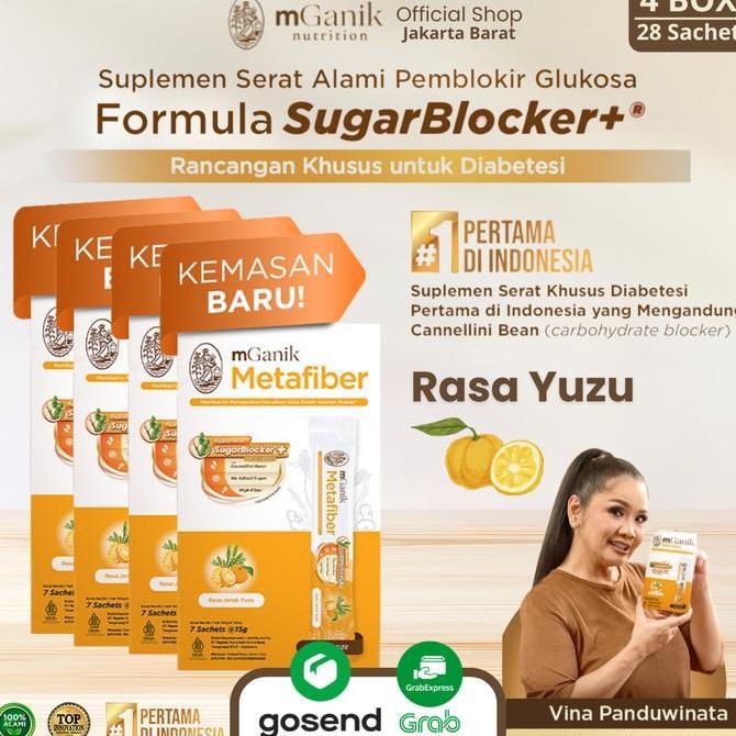 Eatstraight- Mganik Metafiber Yuzu 28 Sachet