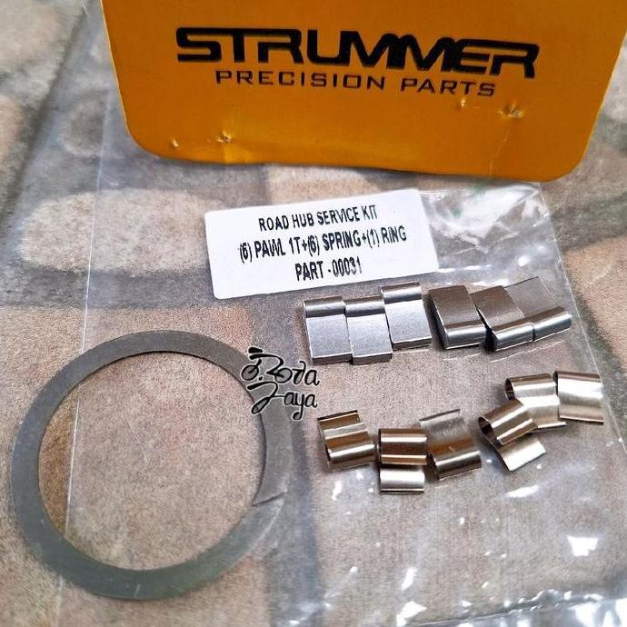 6 PAWL PLAT PELATUK FREEHUB STRUMMER - HUB SERVICE KIT MTB STRUMMER 6 PAWL 1T