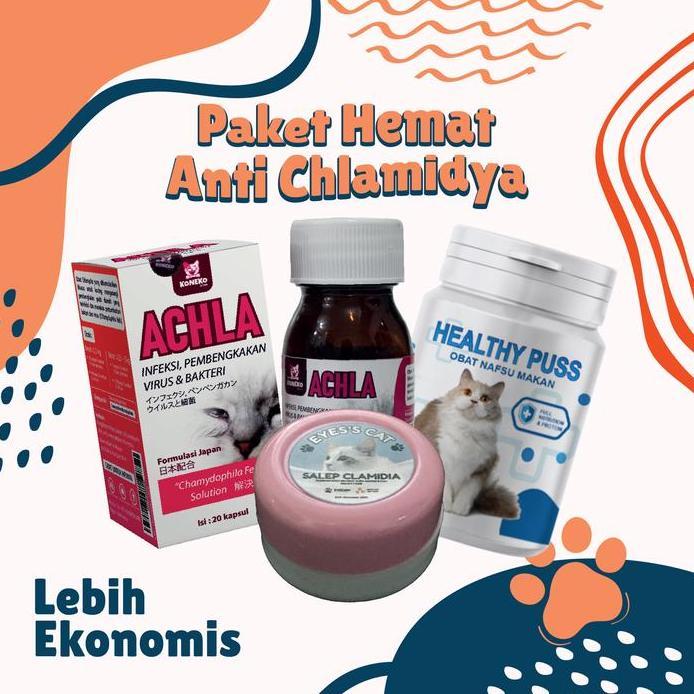 COMBO ANTI CHLAMIDIA KUCING PLUS VITAMIN IMUN