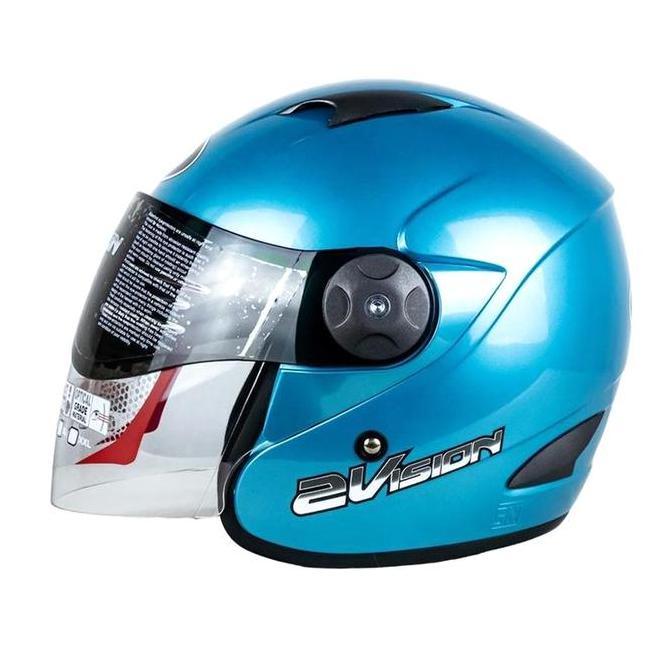 Sedia Helm Kyt 2 Vision Solid - Ice Blue | Original 100%