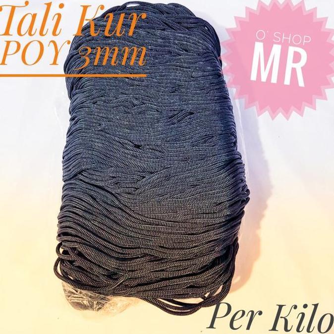 Oritatami- Tali Kur Hitam / Tali Cord Poy 3Mm