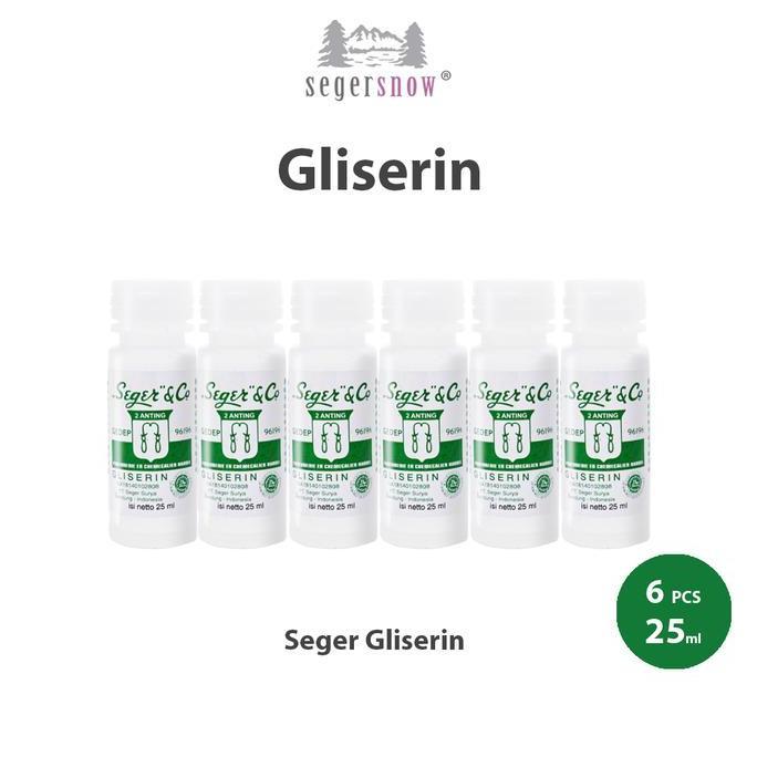Ulipstik- Seger Gliserin 25Ml Isi 6Pcs Pelembab Kulit Kering & Bibir Pecah-Pecah | Perawatan Kulit H