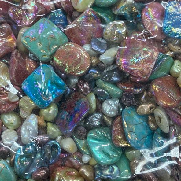 Manik Manik Kerang Campur Mutiara 500Gram