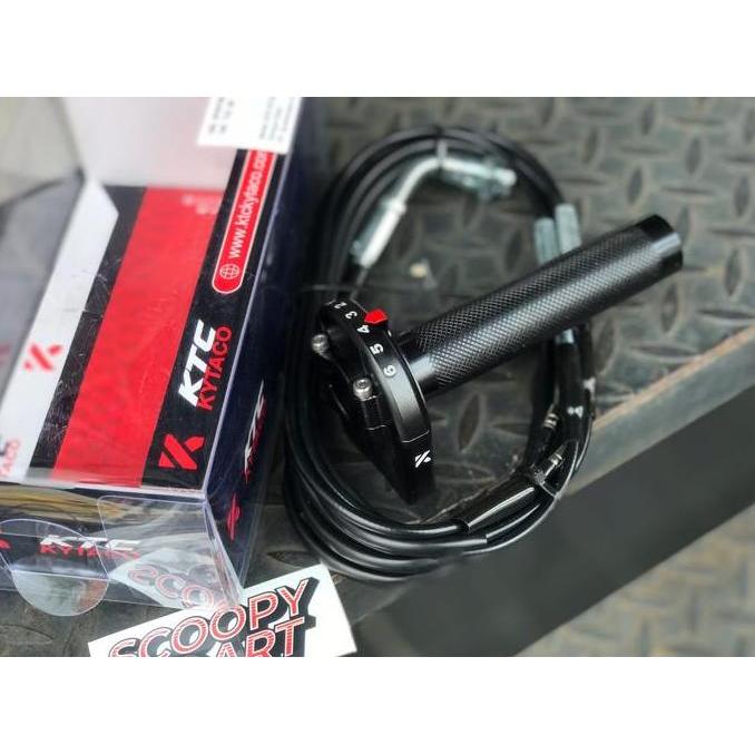 Gas Spontan KTC KYTACO 2 kabel UNIVERSAL Type TX-02 Tx 02 Scoopy Vario