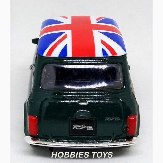 Ready Diecast Welly Nex 1:60 Mini Cooper 1300 UK Flag