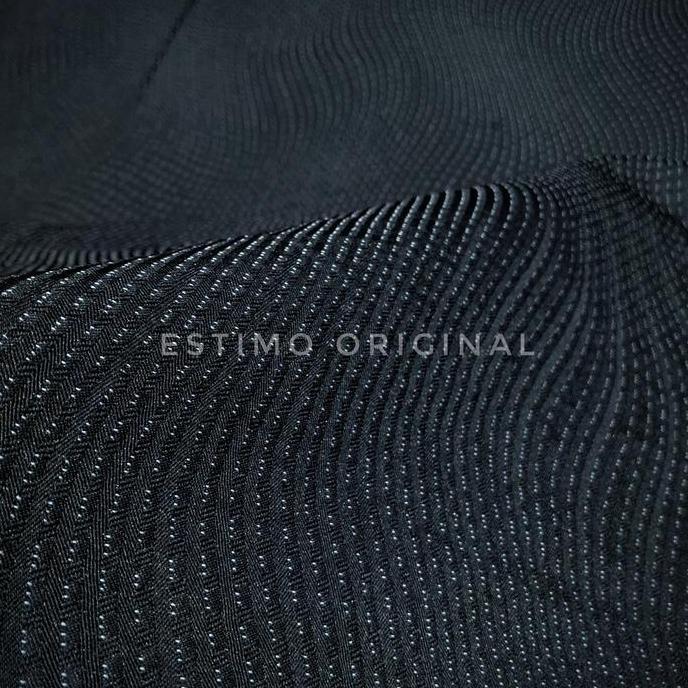 Kain Jok Mobil Hitam Bintik Putih Cocok untuk BMW Katana Panther