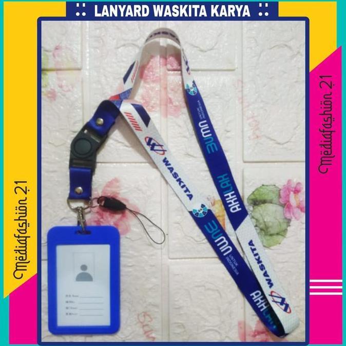 Ready PT WASKITA KARYA (PERSERO) Lanyard / Tali Gantungan ID Card-Free Strap