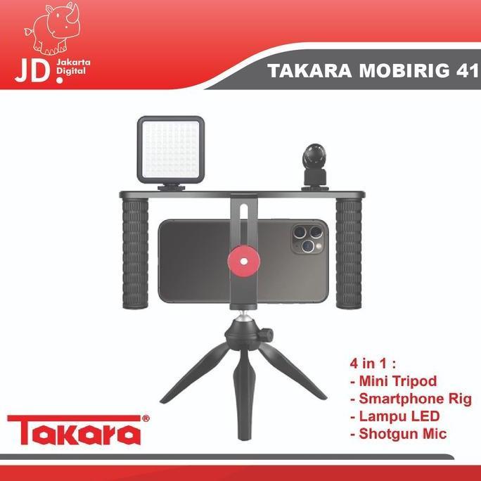 Paket Vlog Takara Mobirig 41 Youtuber 4 in 1 Paket Vlog For HP