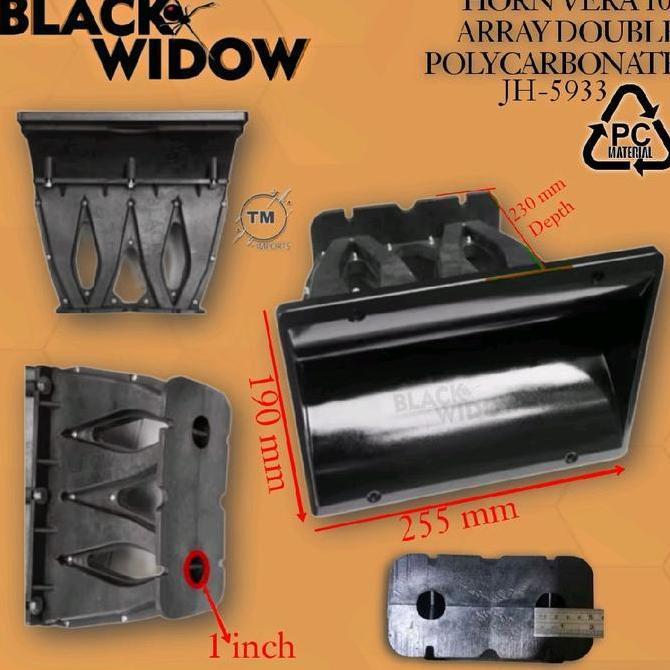 Promo Horn Tweeter Line Array Vera 10 Inch Double / Dobel Import Bahan Polycarbonate Original - Coro