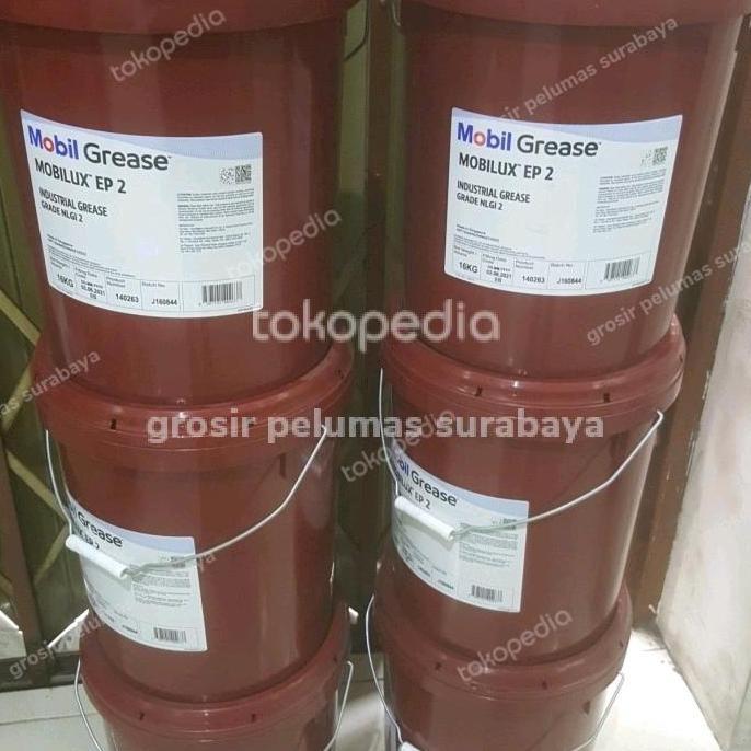 Promo Original Mobilux grease EP 2 import PAIL Gemuk lithium EP 2 Stempel MOBIL EP2 Diskon
