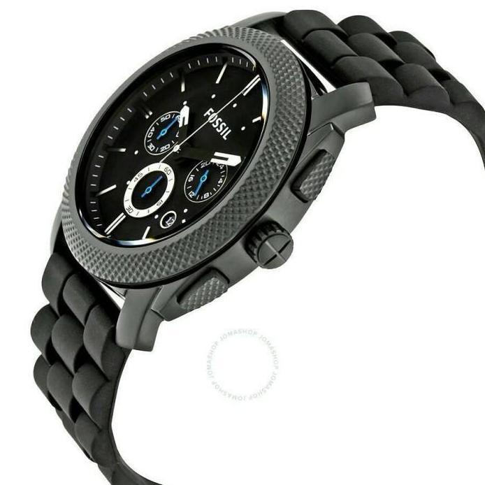 BRANDED WATCH FS4487 FS 4487 MACHINE CHRONOGRAPH BLACK SILICON RUBBER