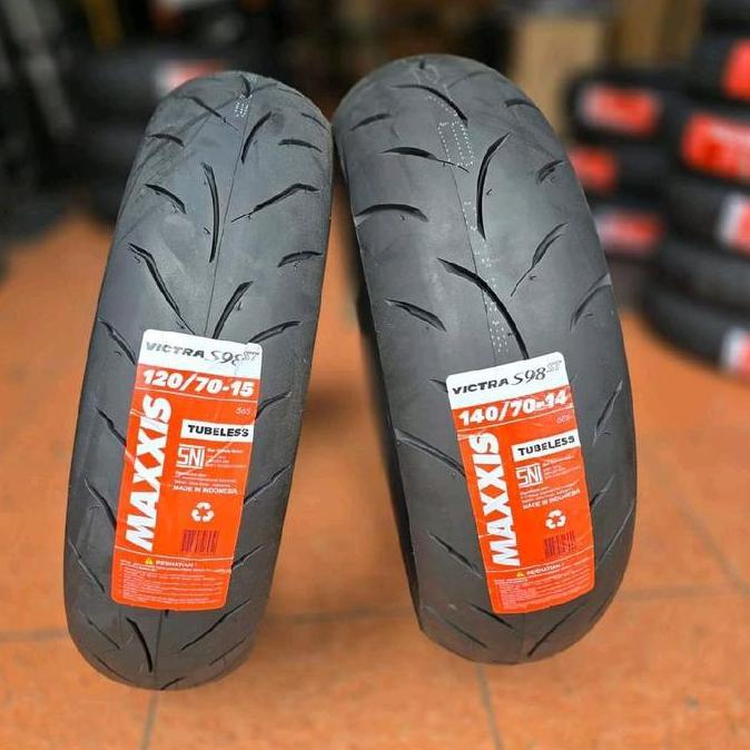 Ban xmax maxxis victra s98 120/70 R15 140/70 R14 soft compound terbaru ban FORZA