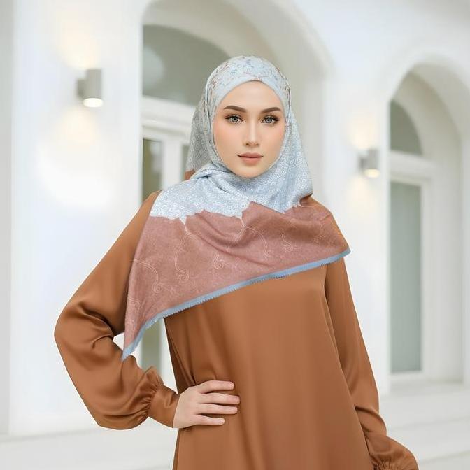 Shafira - Rachida Printed Scarf - Hijab Segi Empat Motif