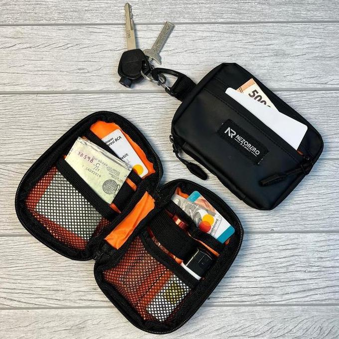 Gabrim- Nezorero - Pouch Wallet Dompet Stnk Dompet Atm Gantung Pinggang Pocket Pria Wanita Ghana Sak