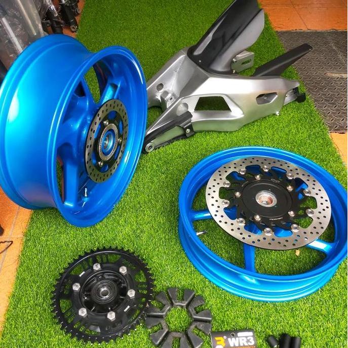 VELG LEBAR DELKEVIC LENGKAP ARM ZX25R CUSTOM PNP
