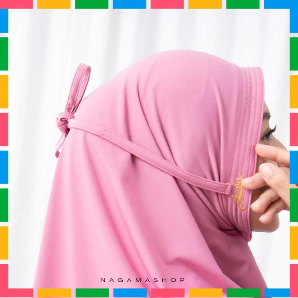 Juma Hijab Instan Jilbab Syria Tali Non Ped