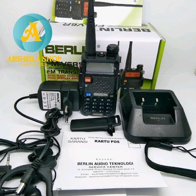 BIG SALE - Ht Berlin fm uv 6r dual band original Hitam 5KM