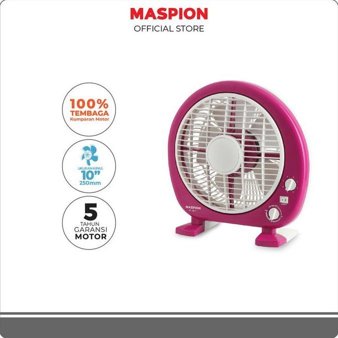 HARGA PABRIK - Maspion Kipas Angin Kotak Box Fan 10 Inch JF-121 T