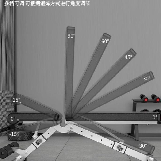 TERBARU - Adjustable Kursi bench press sit up bench