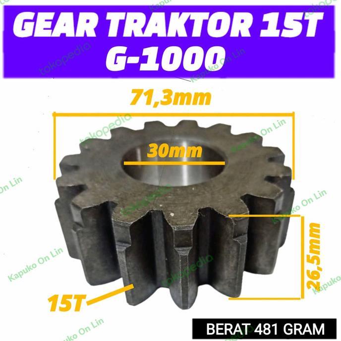 G1000 GIGI TRAKTOR 15T UNTUK TRAKTOR TANGAN QUICK
