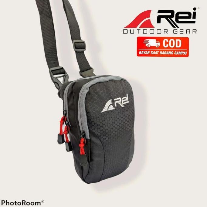 Gabrim- Tas Selempang Dompet Dan Hp Logo || Slim Phone Rei Pria Slingbag