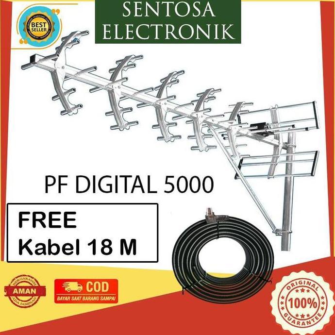 NEW - ANTENA DIGITAL/ANTENA LUAR DIGITAL PF 5000 Digital - ORIGINAL PF