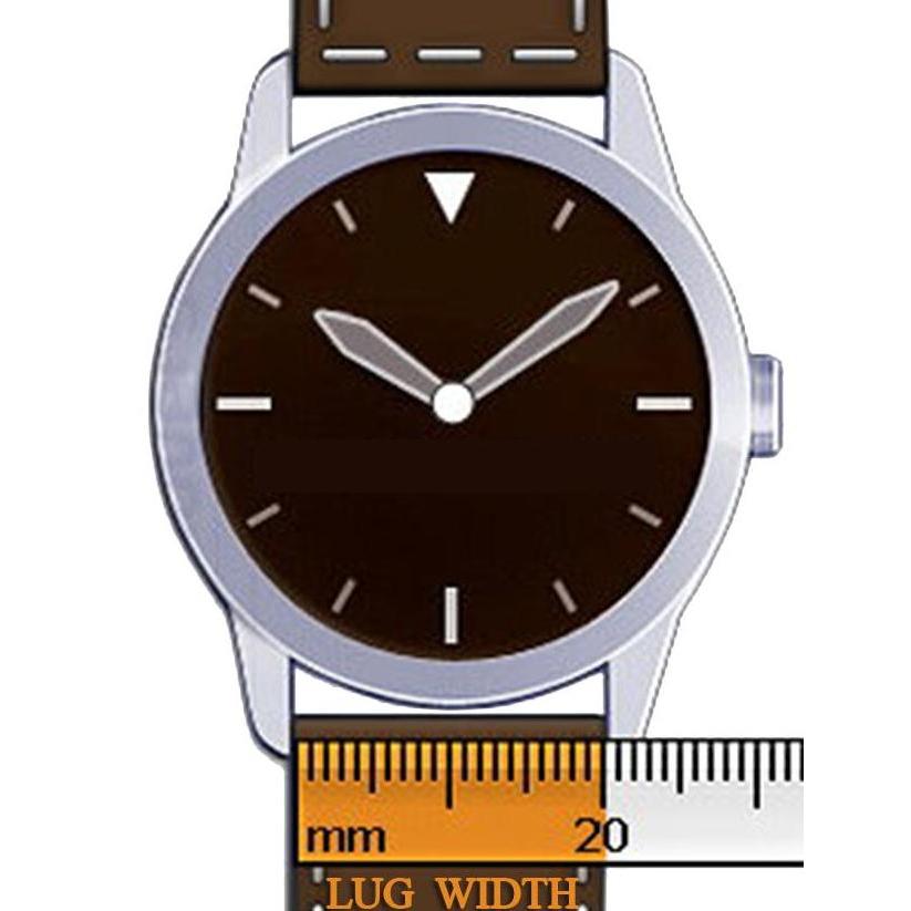 STRAP / KULIT / TALI JAM TANGAN LEATHER BUTTERFLY BUCKLE