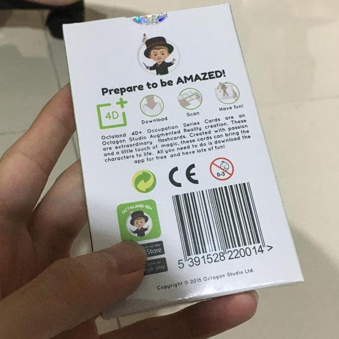 Kartu Animal 4D+ / Flash Card / Mainan Edukasi Anak (Octagon Studio)