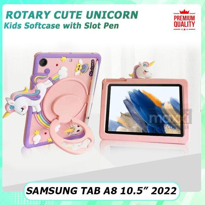 TERLARIS - Samsung Galaxy Tab A8 10.5 LTE X205 Softcase Case Casing Anak Karakter