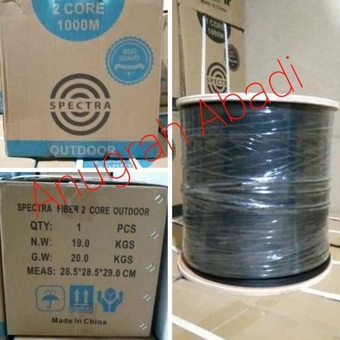 TERLARIS - kabel fo 2 core - kabel fiber optik 2core 1000m