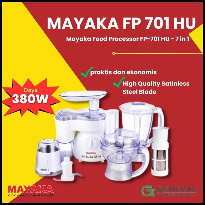 TERBARU MAYAKA FP-701 HU FOOD PROCESSOR BLENDER SERBAGUNA 