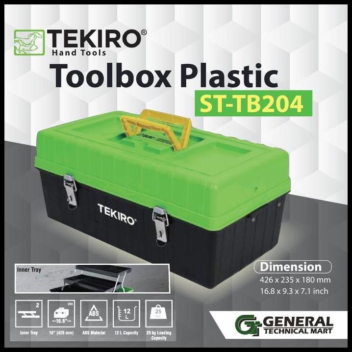HOT DEAL TOOL BOX TEKIRO 3 SUSUN PLASTIC 