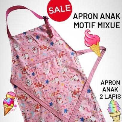 apron anak/celemek anak/celemek