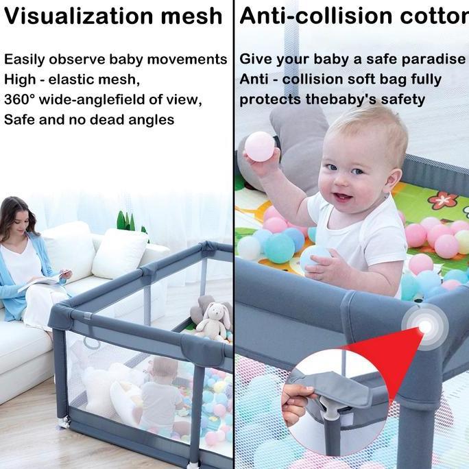CodBliss Baby Pagar Bayi Bermain Pagar Mainan Anak Baby Playpen Pagar Bayi Mandi Bola Anak Playpen P