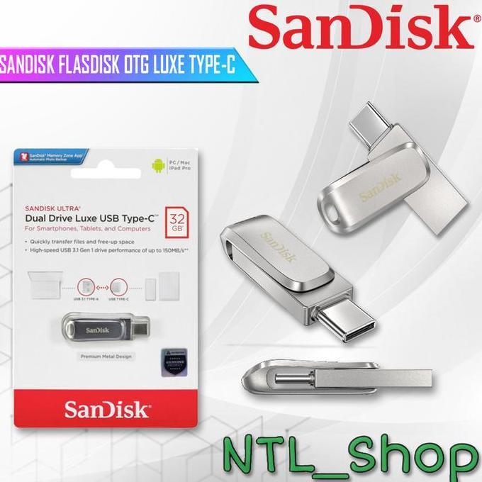 SANDISK FLASDISK OTG LUXE TYPE-C - 32GB SANDISK (SDDDC4) Sandisk Flashdisk 32GB