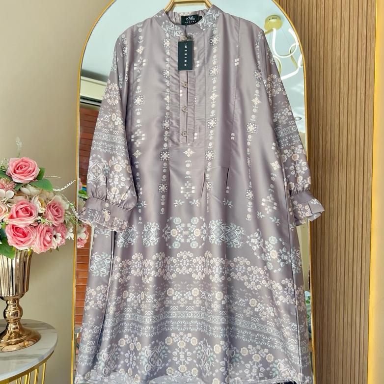 PROMO Merina Gallery [TUNIK KIMMY SILK PREMIUM] | Tunik Casual | Atasan Wanita Terlaris | Blouse Vin