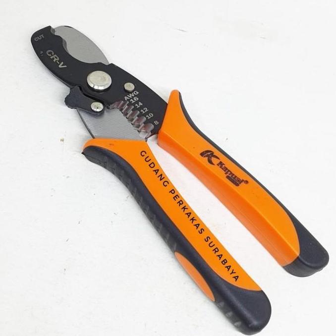TANG POTONG KABEL KOMBINASI TANG KUPAS KABEL KABEL 7 INCH