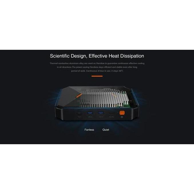 Mini Pc Chuwi Herobox 8/256Gb Ssd 4K Geminilake N4100 Wifi Windows 10
