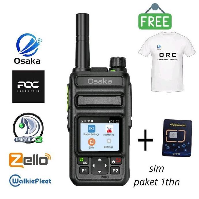 DEAL TERBAIK - HT POC OSAKA APK 4G JARAK-JAUH ZELLO-WALKIE FLEET-TEAMSPEAK- AKUN PREMIUM