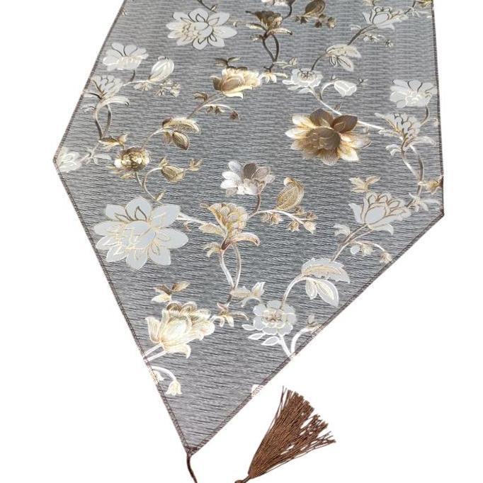 Taplak Meja Tamu Runner 3D Motif Sultan Anti Air 40X200Cm - Brand Name