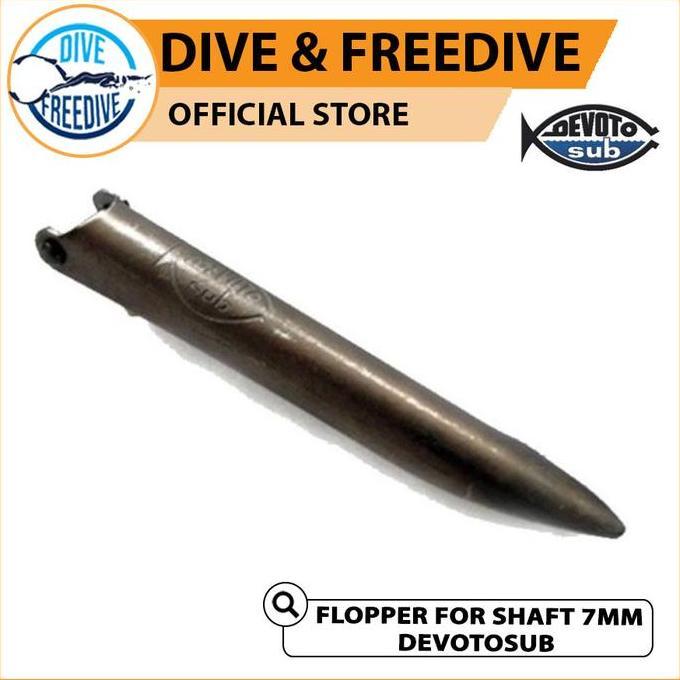 TERBARU - Flopper Devotosub 7mm Shaft Speargun Spearfishing Barb Panah Ikan Dive