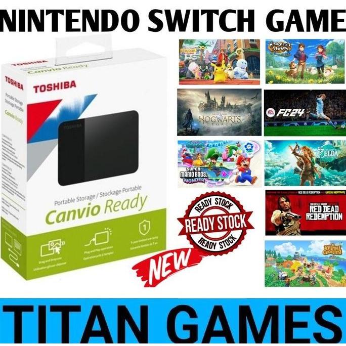 TERBARU - Harddisk Ekternal HDD Eksternal Nintendo Switch Game