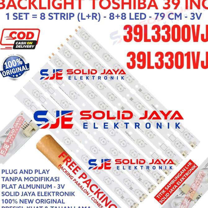 SPESIAL HARI INI - BACKLIGHT TV LED TOSHIBA 39 INC 39L3300 32L3301 32L330VJ 32L3301VJ 32L LAMPU BL 8